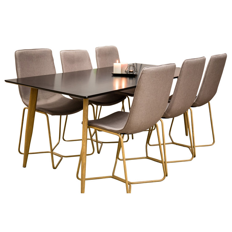 ModernMoments Essgruppe Huckaby mit 6 Stühlen | Wayfair.de